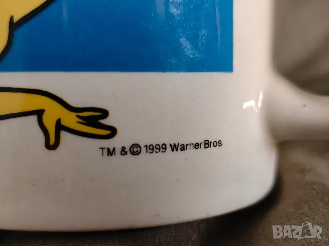 Продавам колекционерска чаша Туити Vintage Tweety Bird Warner Brothers 1999, снимка 7 - Антикварни и старинни предмети - 55709944