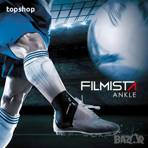 Чисто нова Японска Спортна Наглезенка ортеза Zamst Filmista Ankle (Размер M, За ДЕСЕН крак)  , снимка 6 - Ортези и протези - 55957776