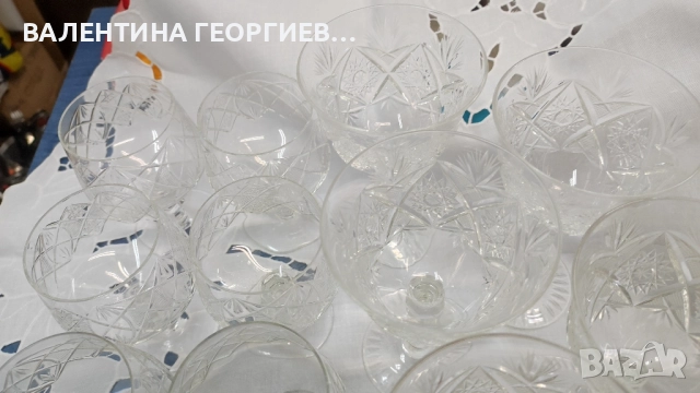 Кристални чаши нови , снимка 3 - Сервизи - 52361418