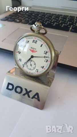 Руски антикварен джобен часовник Молния , снимка 4 - Антикварни и старинни предмети - 38481037
