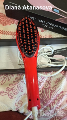 Четка за изправяне на коса, снимка 4 - Преси за коса - 53915637