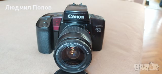 Canon EOS 100 - тестван с филм, снимка 1 - Фотоапарати - 42809271