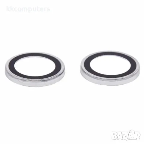 Камера протектор X-LEVEL за iPhone 16 / 16 Plus / Сребърен / Баркод : 2403433, снимка 2 - Резервни части за телефони - 47530894