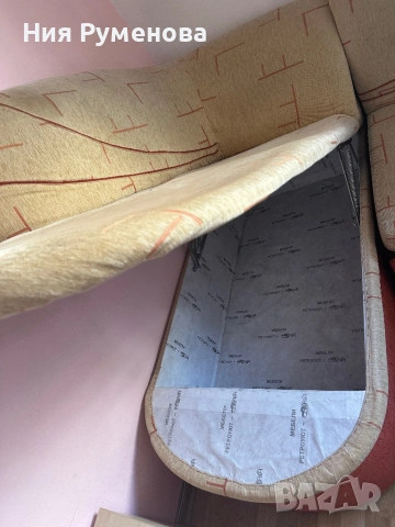 Разтегателен ъглов диван с ракла, снимка 4 - Дивани и мека мебел - 54226581