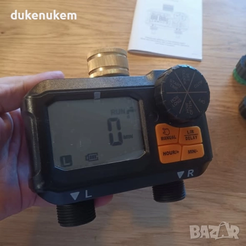 Програматор, таймер за напояване, 2 изхода, автоматично и ръчно поливане, снимка 10 - Напояване - 52535415