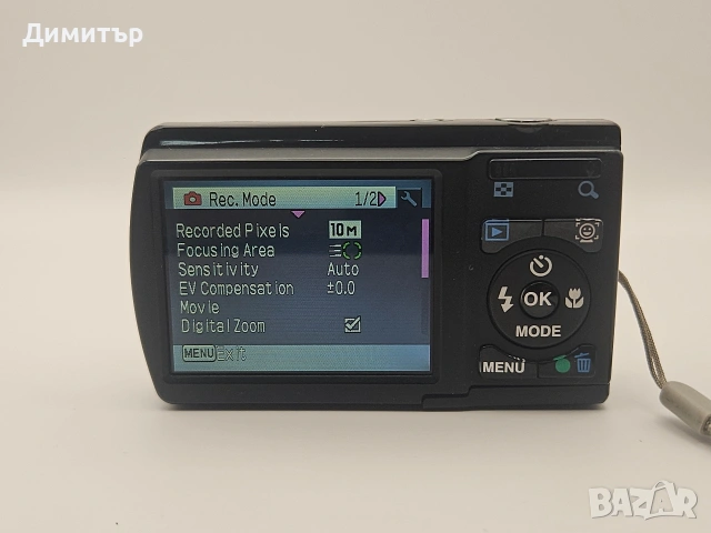 Pentax Optio E80 дигитален фотоапарат камера digital camera photo 10mp 3x optical zoom, снимка 5 - Фотоапарати - 53377713