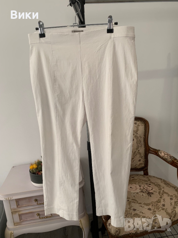 Бял панталон 3/4 в размер М, снимка 6 - Панталони - 44725531