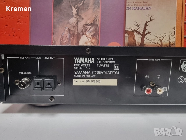 Тунер YMAXA TX592RDS, снимка 6 - Ресийвъри, усилватели, смесителни пултове - 52389349