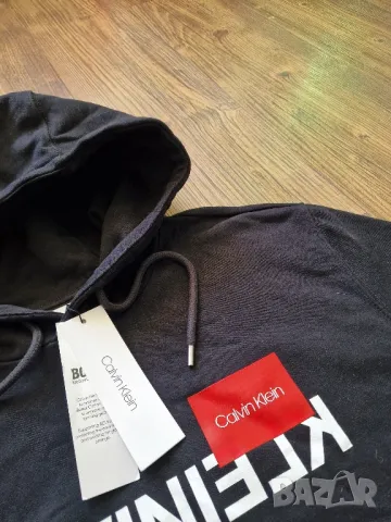 Страхотен мъжки суитчър, CALVIN KLEIN нов с етикет,  размер L , снимка 7 - Суичъри - 47795263
