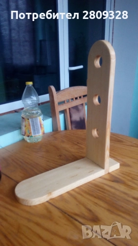 Стойка за 3 ботилки вино, снимка 7 - Етажерки - 52661148