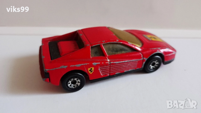 Ferrari Testarossa Matchbox 1986 Made in Thailand , снимка 5 - Колекции - 52988126