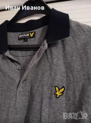 Чисто нова оригинална фланелка с яка Lyle & Scott, снимка 5 - Тениски - 49592156