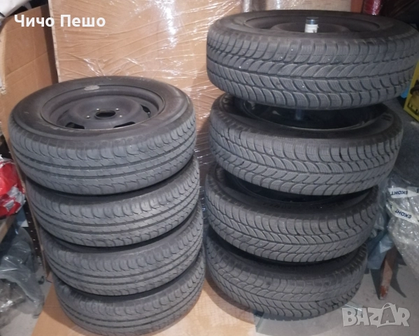 Зимни гуми SAVA с джанти 4 броя 14 цола 185 70 14 5х110 Опел Opel, снимка 10 - Гуми и джанти - 52794551