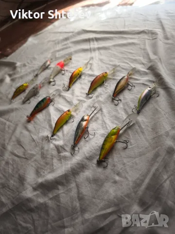 Комплект 12 бр. воблери – 5x Bassdream, 4x Rapala, 2x Salmo, Cordell, снимка 3 - Такъми - 55978942