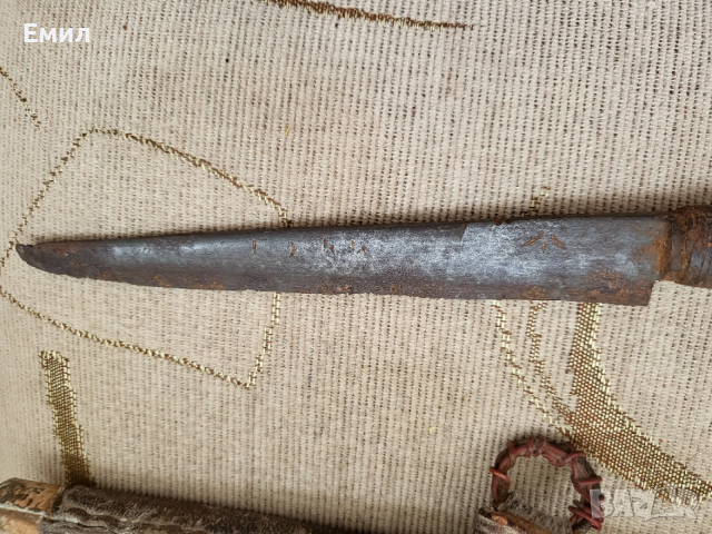 Автентичен берберски нож кама 18-19 век, снимка 5 - Колекции - 53923824