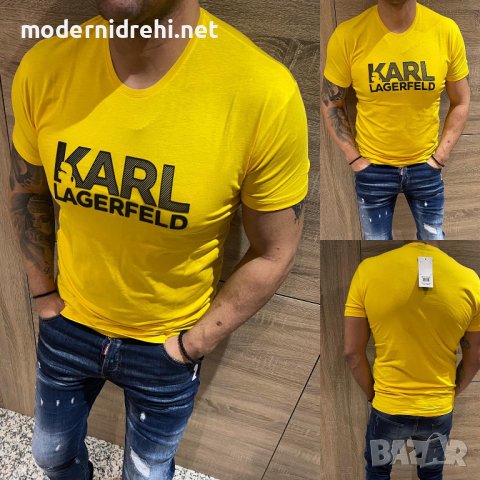 Мъжка тениска Karl Lagerfeld код 14, снимка 1 - Тениски - 39632731