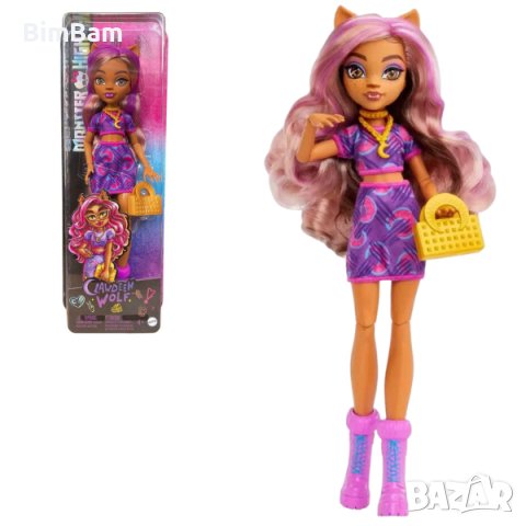 Оригинална кукла Monster High - Clawdeen Wolf - вълк / Mattel