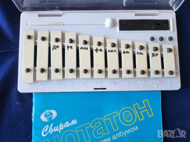 ксилофон / нонатон - с нотен албум за деца, диапозон а-d2, от Сърбия, снимка 2 - Други - 51078325