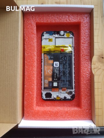 Оригинален Дисплей с рамка и батерия - Huawei Y5 2019 (Service Pack), снимка 2 - Ремонт на телефони - 44254842