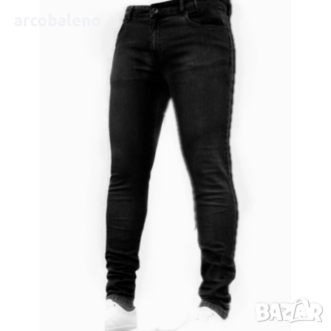 Мъжки ежедневни дънки с нормална кройка, 3цвята , снимка 2 - Дънки - 51623068