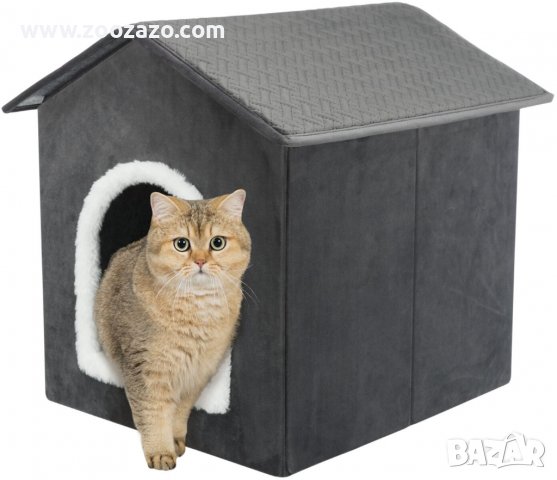 Къщичка за Котки и малки Кученца - 38 × 41 × 44 cм. - Модел: 37911, снимка 2 - За котки - 36980064