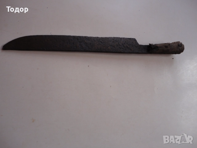Голям старинен овчарски нож каракулак 2, снимка 10 - Ножове - 52824923