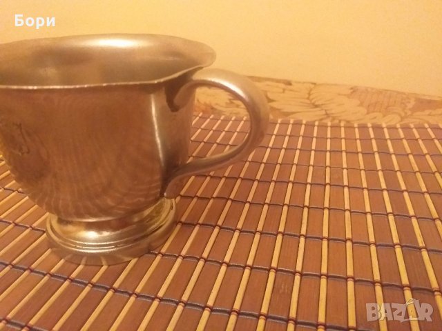 Cromargan Стомана неръждаема чаша/канче с дръжка, снимка 5 - Други ценни предмети - 30251817