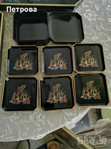 Комплект подноси и чиниики. , снимка 5 - Колекции - 54236238