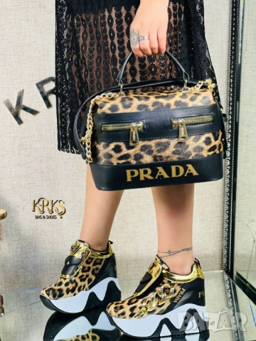 дамски маратонки PRADA, снимка 4 - Маратонки - 51458719