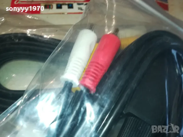 ДЕБЕЛ КАБЕЛ-СКАРТ/ЧИНЧОВЕ-СТЕРЕО АУДИО/ВИДЕО 2612241732, снимка 13 - Други - 48464983