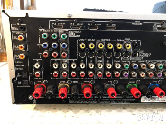 Onkyo TX-SR706, снимка 11 - Ресийвъри, усилватели, смесителни пултове - 40327548