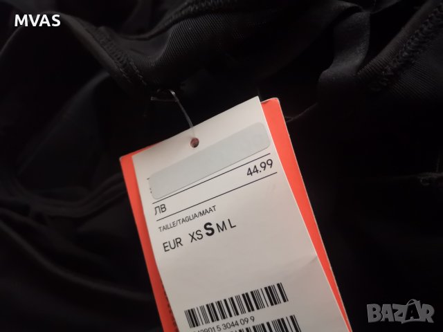 Нов -35% H&M спортен потник с декоративен гръб S размер черен меланж, снимка 5 - Спортни екипи - 39812047