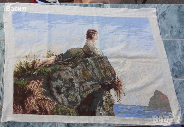 Гоблен момичето на скалата 