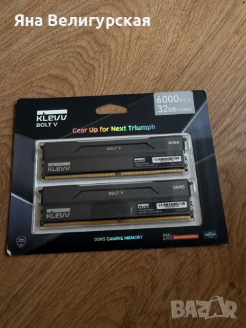 KLEVV BOLT V DDR5 32GB (2x16GB) 6000MHz CL28 – RAM памет