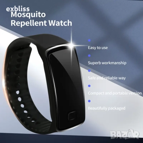 Часовник гривна против комари и насекоми, снимка 5 - Дамски - 51694134