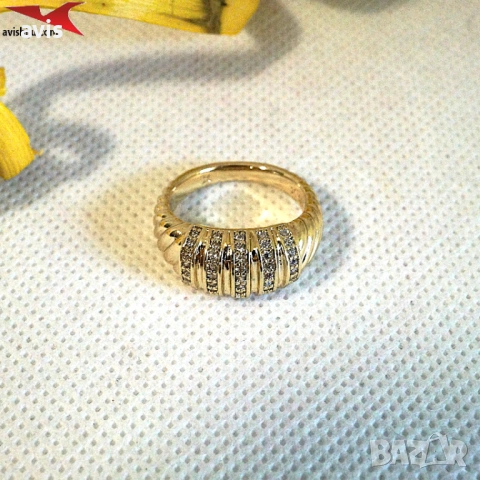 Пръстен с 14К златно покритие 224863