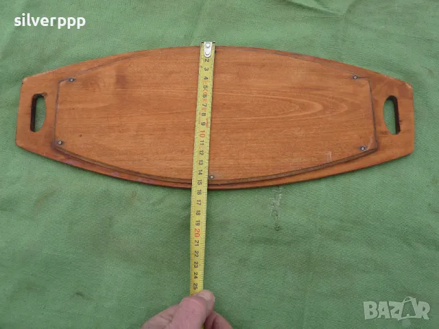 Стар дървен поднос, снимка 2 - Други ценни предмети - 48489466