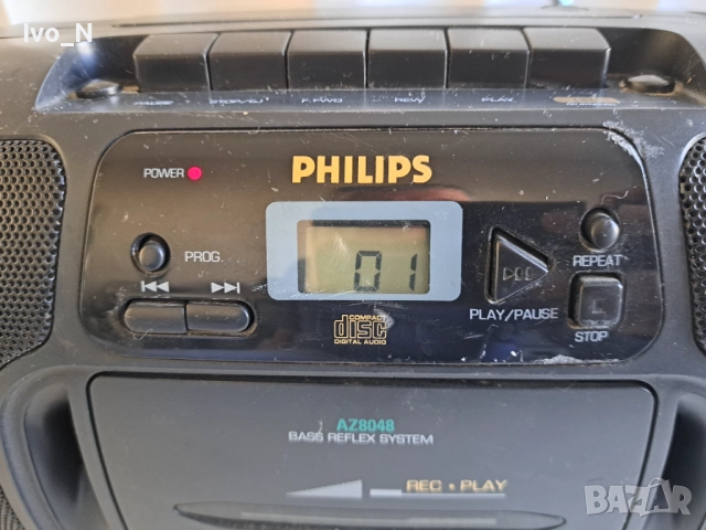 CD радиокасетофон Philips AZ 8048., снимка 3 - Радиокасетофони, транзистори - 52240704