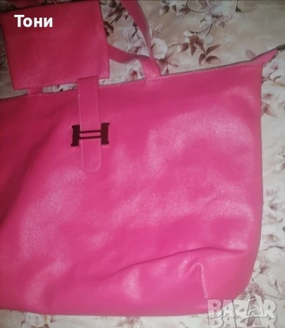 Нова Кожена Дамска Голяма Чанта , снимка 5 - Чанти - 50949393