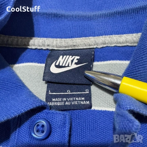 Nike Мъжка Спортна Поло Тениска Размер L, снимка 6 - Тениски - 52422611