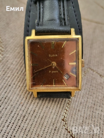 Колекционерски часовник СЛАВА квадрат AU 20