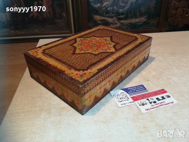 голяма стара дървена кутия 0511201307, снимка 9 - Колекции - 30683239