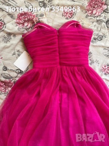 Розова парти рокля , снимка 4 - Рокли - 40564561