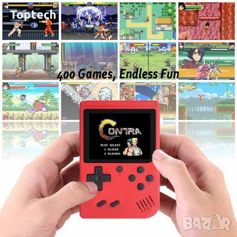 Игра конзола с 400 вградени игри и джойстик SUP GAME BOY, снимка 5 - Nintendo конзоли - 31101768