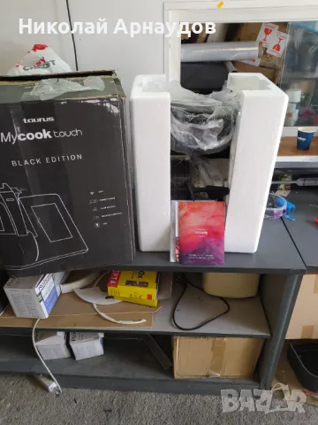 Кухненски робот Taurus Mycook Touch Black Edition с Wi-Fi,, снимка 8 - Кухненски роботи - 49559911