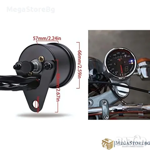 Километраж за мотоциклет мотор PA861, снимка 3 - Аксесоари и консумативи - 49642439