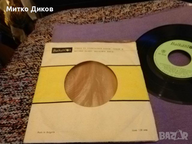 Незабравими песни от Йосиф Цанков малка плоча, снимка 2 - Грамофонни плочи - 42735632