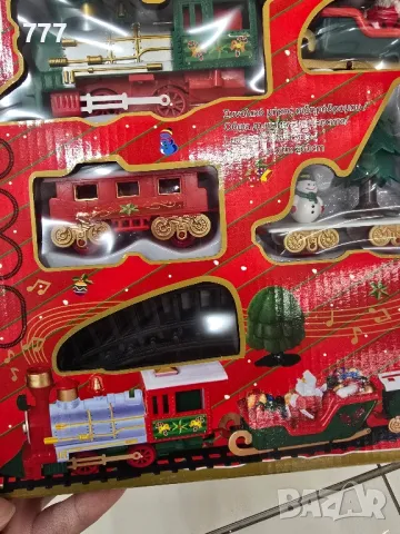 коледно влакче звуци и светлина, снимка 4 - Влакчета, самолети, хеликоптери - 48395774