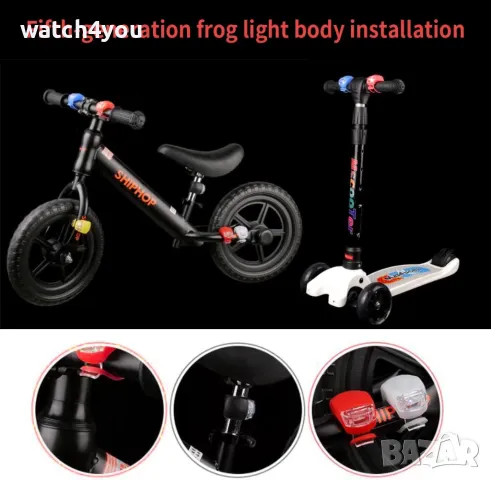 LED СИЛИКОНОВ СТОП / ФАР ЗА ВЕЛОСИПЕД.ЛЕД ФЕНЕР ЗА КОЛЕЛО ТУРИЗЪМ СОС ФЕНЕРЧЕ, снимка 9 - Друга електроника - 46750777