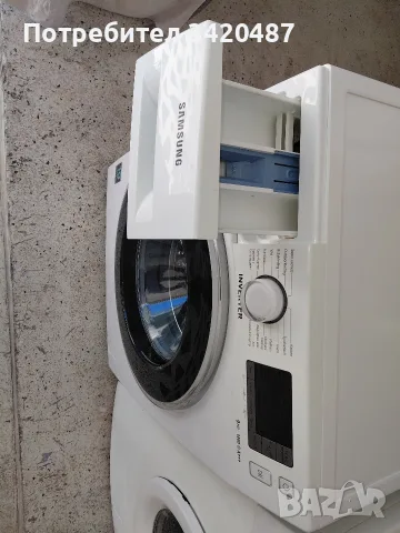 Пералня SAMSUNG 9кг 1400об Инверторен мотор нов барабан. , снимка 4 - Перални - 56116525